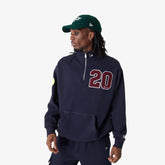 Sweat à capuche à fermeture éclair quart de tour New Era Ne Lifestyle Newera Nvycar